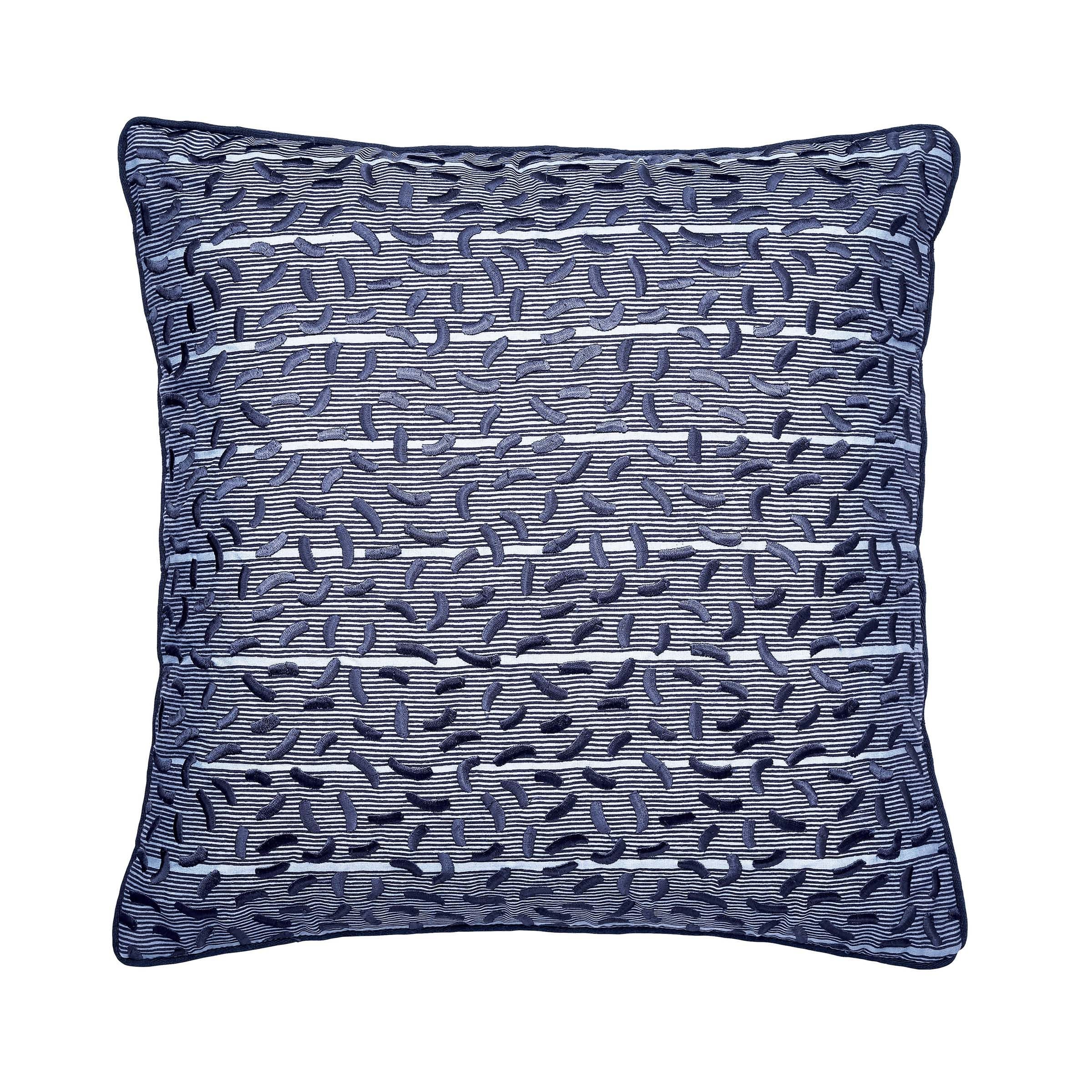 Cosmo Breakfast Cushion By Helena Springfield In Navy Blue